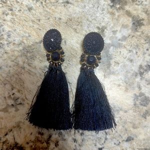 Blue earrings